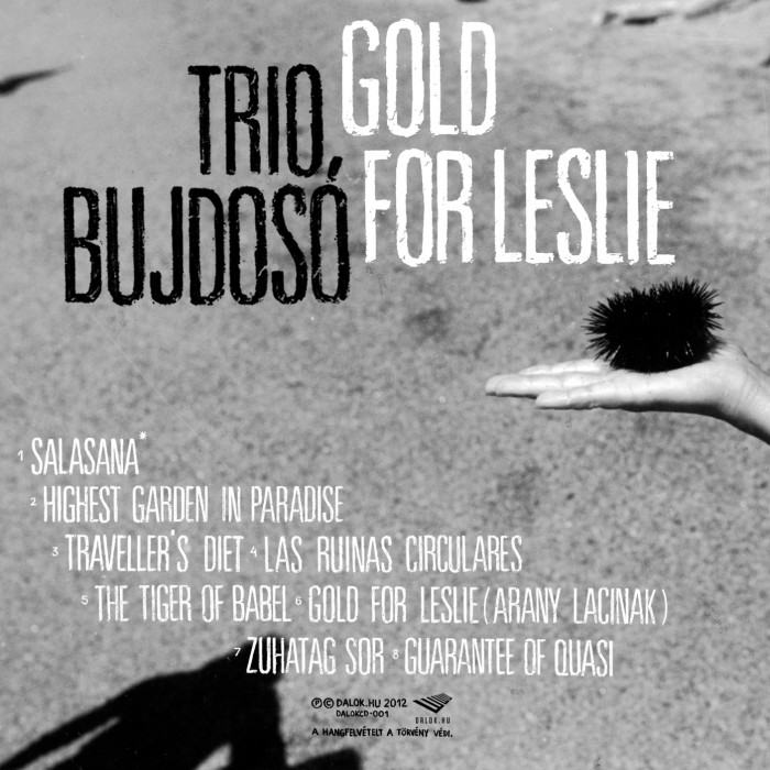 Trio Bujdosó – Gold For Leslie_label